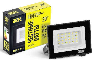 Прожектор светодиодный ДО-20w 6500K 1600Лм IP65