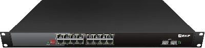 Коммутатор промышленный неуправляемый U-2GX/SFP-16GTP-R, 2 порта 1000Base-X SFP, 16 портов 10/100/1000Base-T(X) RJ45 c PoE, монтаж в 19'' стойку TSX EKF