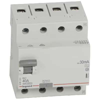 ВДТ RX3 - 4П - 40 А - тип AC - 30 мА - 4 модуля