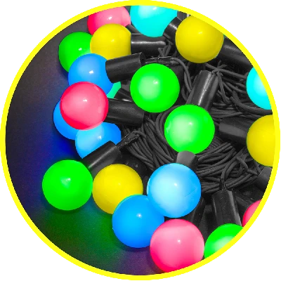 Гирлянда новогодняя светодиодная NGF-B02-70RGB-10-8m-230-BL-IP44