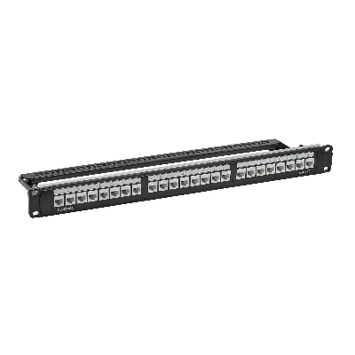 Патч-панель 19'',1U,CAT5E, 24 модуля RJ45, неэкранир ованная
