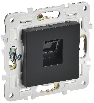 SKANDY Розетка компьютерная RJ45 кат.6 SK-K02Bl черный IEK