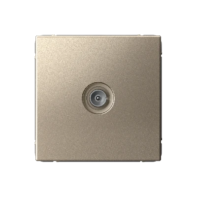 ARTGALLERY TV розетка проходная 4DB, механизм, шампань