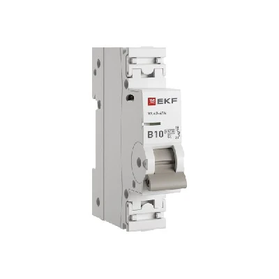 Автоматический выключатель 1P 10А (B) 4,5kA ВА 47-63N EKF PROxima