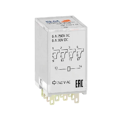 Реле промежуточное OptiRel G RP55-34-220D-6-CO