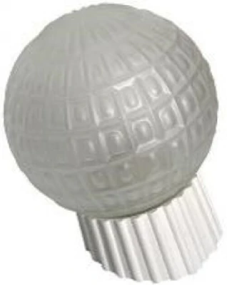 Светильник НББ-61-60-014 прозрачный стекло основание белый пластик