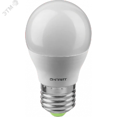 Лампа светодиодная 12вт OLL-G45-12-230-6.5K-E27-FR