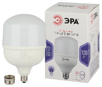 Лампа светодиодная LED 100Вт E27/E40 6500K Т160 колокол 8000Лм холодный