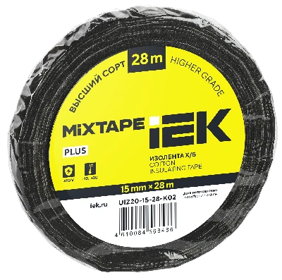 MIXTAPE 5 Изолента Х/Б 15мм 28м IEK