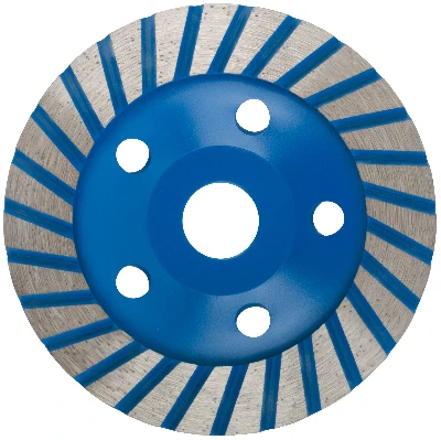 Диск алмазный шлифовальный, посадочный диаметр 22.2 мм, ''Турбо'' широкие сегменты 125 мм