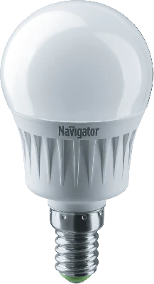 Лампа светодиодная LED 7вт E14 белый шар
