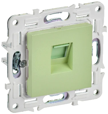 SKANDY Розетка компьютерная RJ45 кат.5E SK-K01G мятный IEK