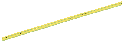 Трубка термоусаживаемая ТТУ 10/5 желто-зеленая (1м)