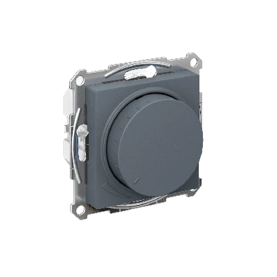 ATLASDESIGN СВЕТОРЕГУЛЯТОР (диммер) повор-нажим, LED, RC, 400Вт, мех., ГРИФЕЛЬ