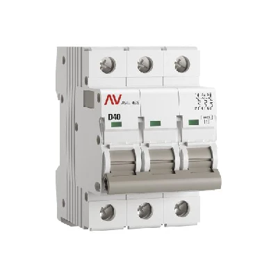 Выключатель автоматический AV-6 3P 40A (D) 6кА AVERES