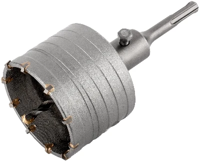 Коронка кольцевая по бетону, хвостовик 110 мм в сборе, 80 мм