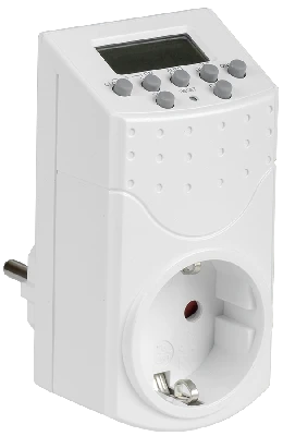 РТЭ-1 Розетка-таймер электр. 1мин 7дн 140on/off 16А IP20 IEK