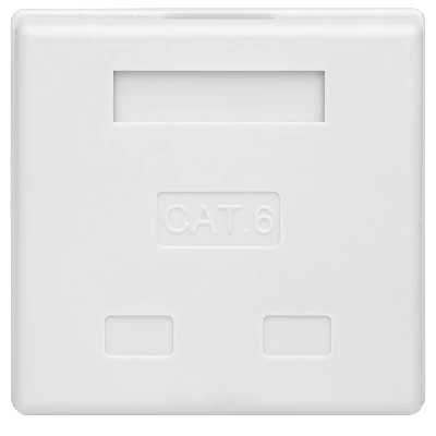 Компьютерная розетка 8P8C (RJ-45), UTP, Cat.6, 2 порта