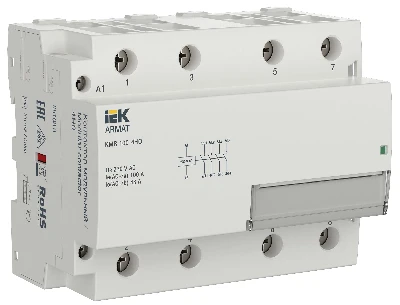 ARMAT Контактор модульный KMR 100А 230В AC 4НО IEK