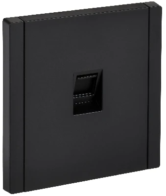 FORTE&PIANO Розетка компьютерная RJ45 кат.6 FP131 черный IEK