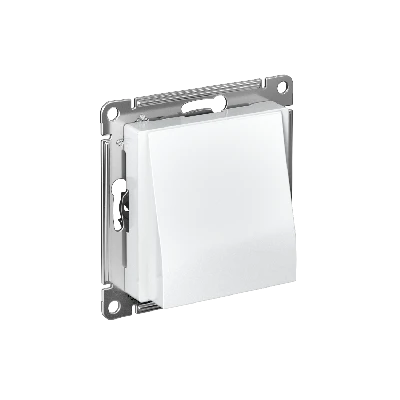 Вывод кабеля ATLASDESIGN механизм белый