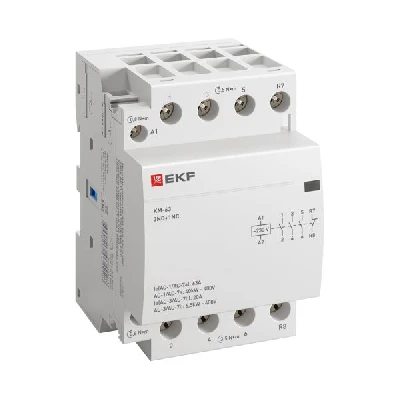 Контактор модульный КМ 63А 3NО+NC (3 мод)