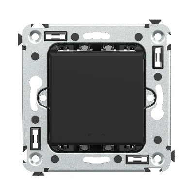 Avanti Кнопка одноклавишная в стену, , Черный матовый