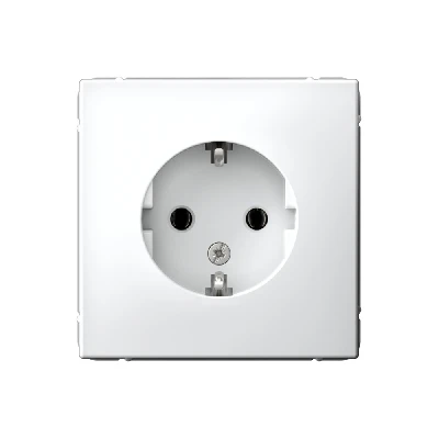 ARTGALLERY розетка с заземлением, 16А, механизм, белый