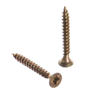 Шуруп универсальный 3х20 потайная головка, остроконечный, желтопассивированный (200шт) - коробка