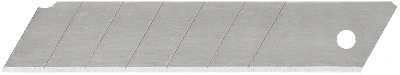 Лезвия для ножа технического 25 мм, 8 сегментов, сталь SK5 (10 шт)