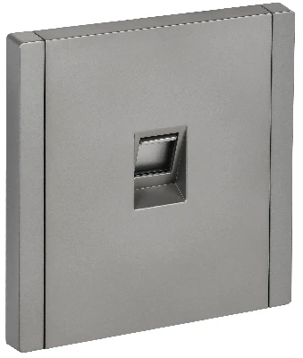 FORTE&PIANO Розетка компьютерная RJ45 кат.5E FP532 сталь IEK