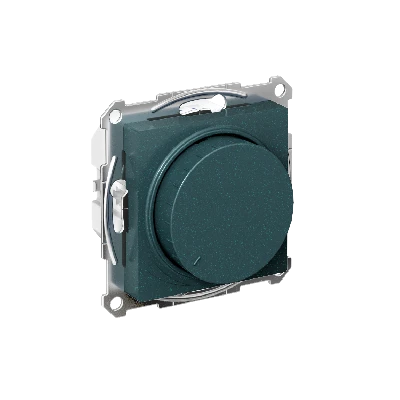ATLASDESIGN СВЕТОРЕГУЛЯТОР (диммер) повор-нажим, LED, RC, 400Вт, мех., ИЗУМРУД