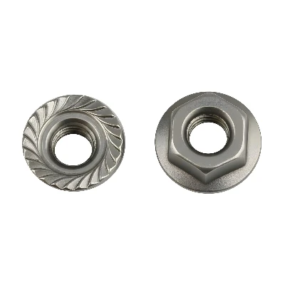 Гайка М6 с насечкой препятствующей откручиванию (200 шт)