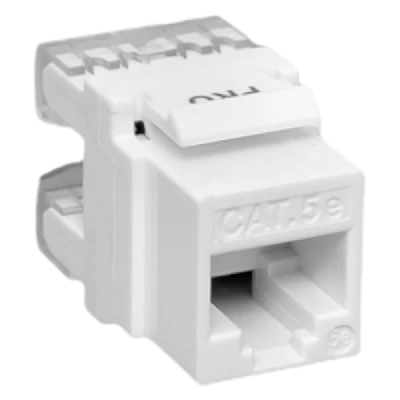 Модуль Keystone TERACOM PRO Cat.5E RJ-45 неэкранированный 110 IDC 180 градусов белый