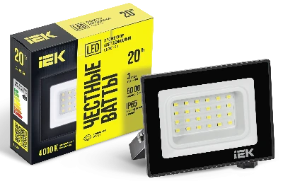Прожектор светодиодный ДО-20w 4000K 1600Лм IP65
