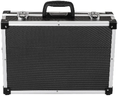 Ящик для инструмента пластиковый усиленный алюминием (43 x 31 x 13 см) черный