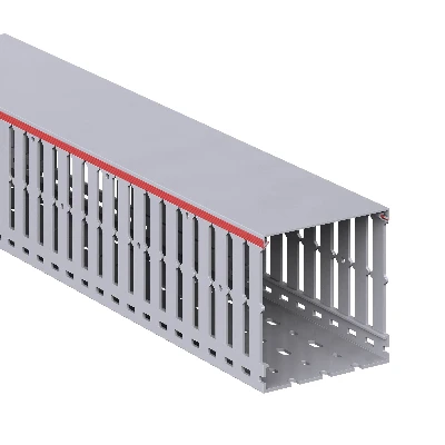 Короб перфорированный T1-EF 100x100 серый QUADRO