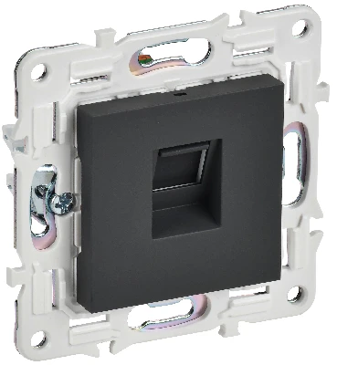 SKANDY Розетка компьютерная RJ45 кат.5E SK-K01G графит IEK