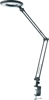Светильник настольный светодиодный NDF-C005-9W-4K-BL-LED на струбцине черный