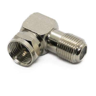 Переход Г-образный F-разъем - F-розетка