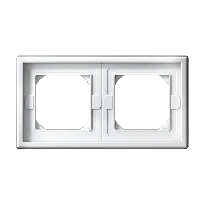 ARTGALLERY рамка 2-постовая IP44,  белый