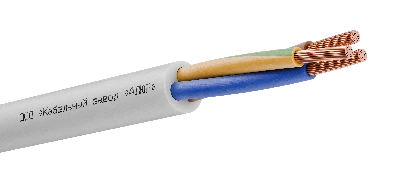 Провод ПВС 2х4.0+1х4.0-380/660 (Б. бар)