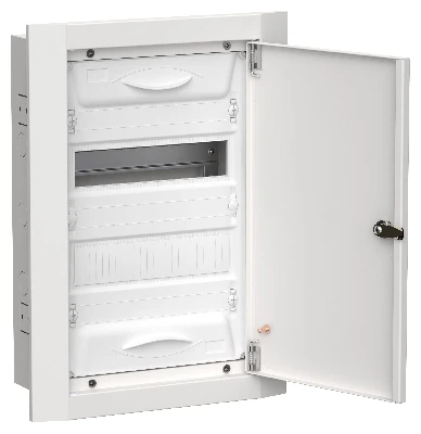 TITAN 5 Корпус металлический ЩРв-24 (1х24) 505х365х130мм IP31 белый (одна дверь)