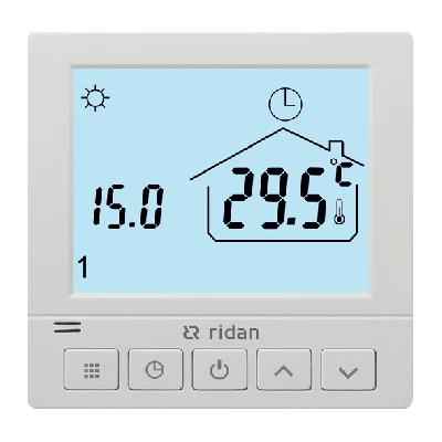 Комнатный термостат WT-R, программируемый, электронный, встраиваемый