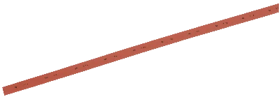 Трубка термоусаживаемая ТТУ 2/1 красная (1м)