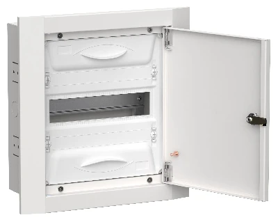 TITAN 5 Корпус металлический ЩРв-12 (1х12) 380х365х130мм IP31 белый (одна дверь)