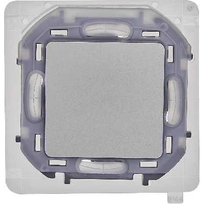 Переключатель IP44 INSPIRIA 10 AX 250 В~ алюминий