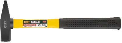 Молоток кованый, фиберглассовая ручка 300 гр