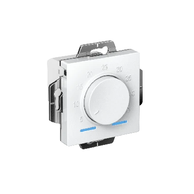 ATLASDESIGN ТЕРМОСТАТ электрон. теплого пола с датчиком, 10A, механизм, БЕЛЫЙ