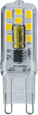 Лампа светодиодная LED 3вт 230в G9 белый капсульная